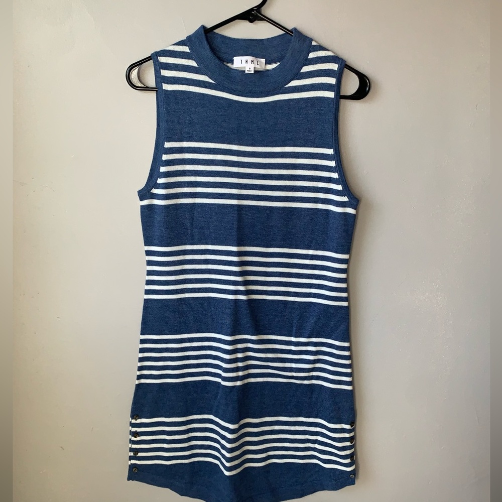 THML Striped Sleeveless Dress